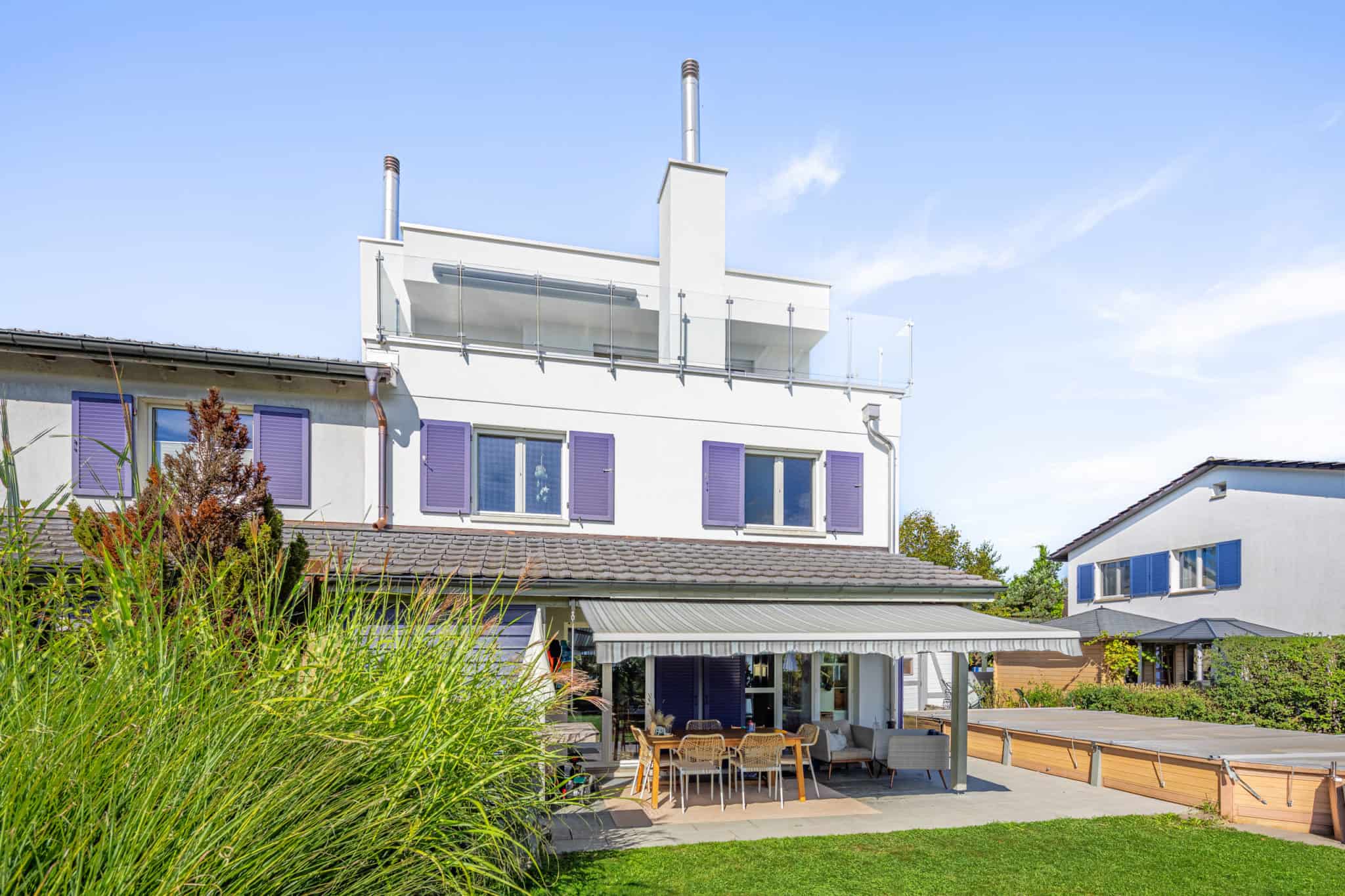 Haus Aufstockung BijouHAUS AG aussen hinten