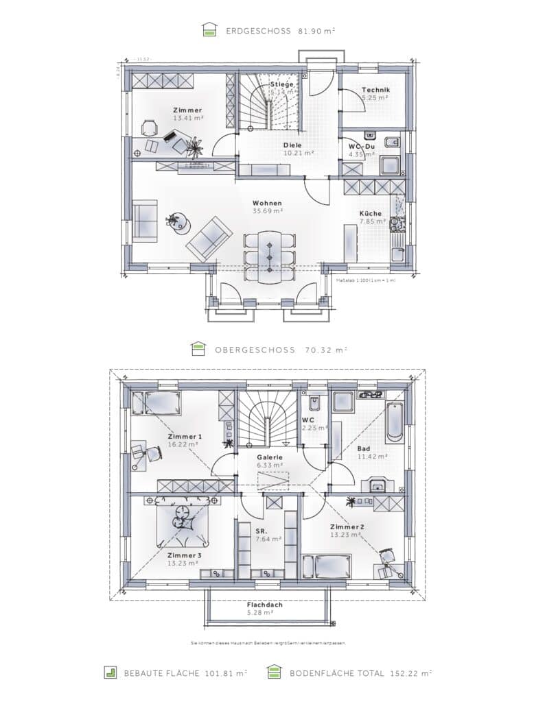 Beispielhaus Grundriss Family Life